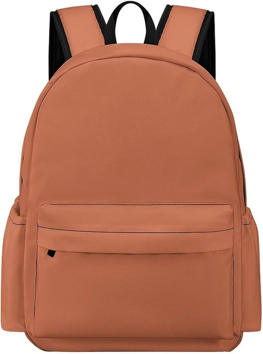 Terracotta Backpack Adult Travel Daybag for Women Men College Backpack for Vacation Hiking Camping Bag