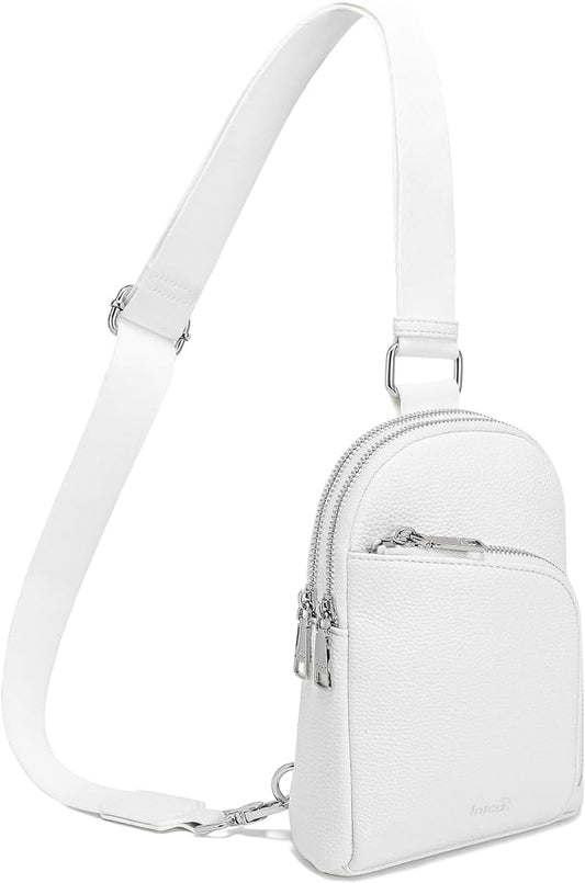 INICAT RFID Blocking Sling Bag Anti Theft Crossbody Bags Women Valentine's Day Gifts Travel Purses Vegan Leather