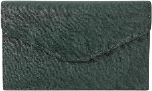 Vintage Style Genuine Leather Unisex RFID Blocking Passport Holder Travel Organizer