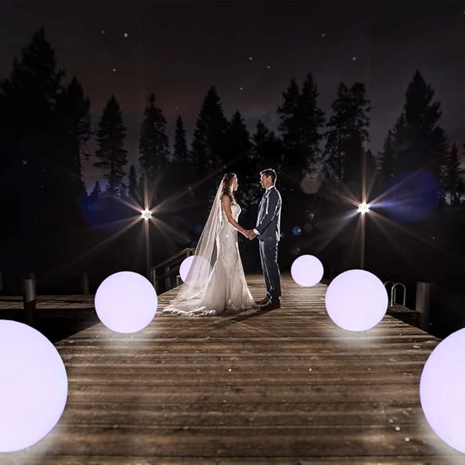 Modern Home LED Glowing Sphere w/Infrared Remote Control (8 inch)