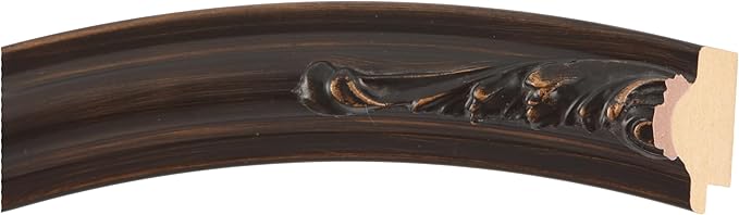 OVALCREST Round Beveled Wall Mirror for Home Decor - Florence Style - Rubbed Bronze - 34x34 Outside Dimensions