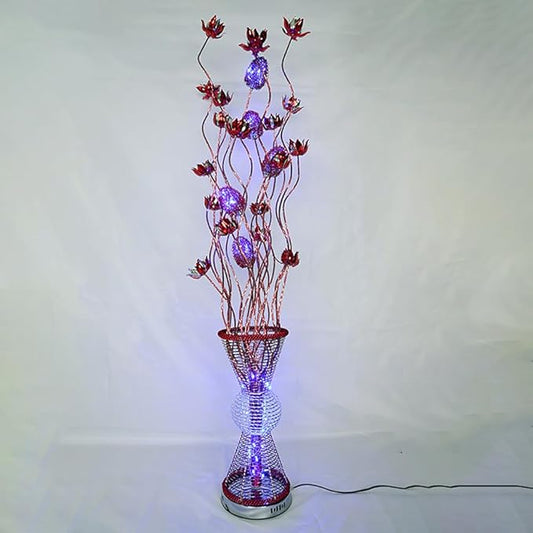 Nordic Modern Flower Floor Lamp Fashion Art Living Room Sofa Bedroom Wedding LED Originality Decorative Standing Light (Style 21)