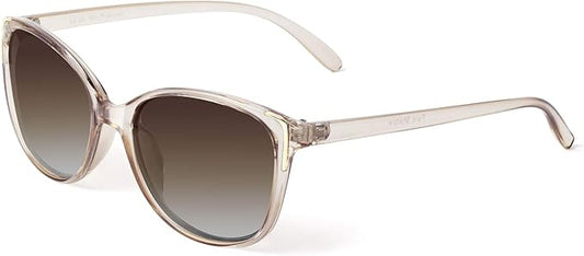 Face Shadow Polarized Sunglasses for Women, Cat Eye Sunglasses for Small Face Ladies Ultralight UV400 Protection