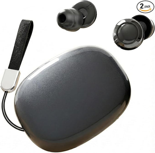 40DB Noise Cancelling Ear Plugs for Sleeping with 3 Size Silicone Plug for - Reusable High-Fidelity Earplugs for Snoring, Concerts, Travel, Side Sleepers, Silicone Ear Plugs