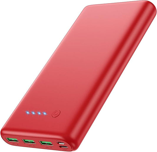 Portable Charger 36800mAh Power Bank,PD Fast Charging USB C External Battery Pack,4 Outputs 2 Inputs Travel Essentials Portable Phone Charger for iPhone 17/16/15/14/13/12,Galaxy S24 Android Phone etc