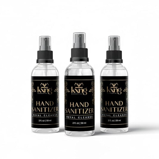 KXNG Cosmetics Travel Size Hand Sanitizer Spray (Pack of 3) | Scented Pocket-Size Mini Hand Sanitizer Spray for On-the-Go Hygiene | Lightweight, Quick-Dry Formula for Everyday Protection | 2oz Each