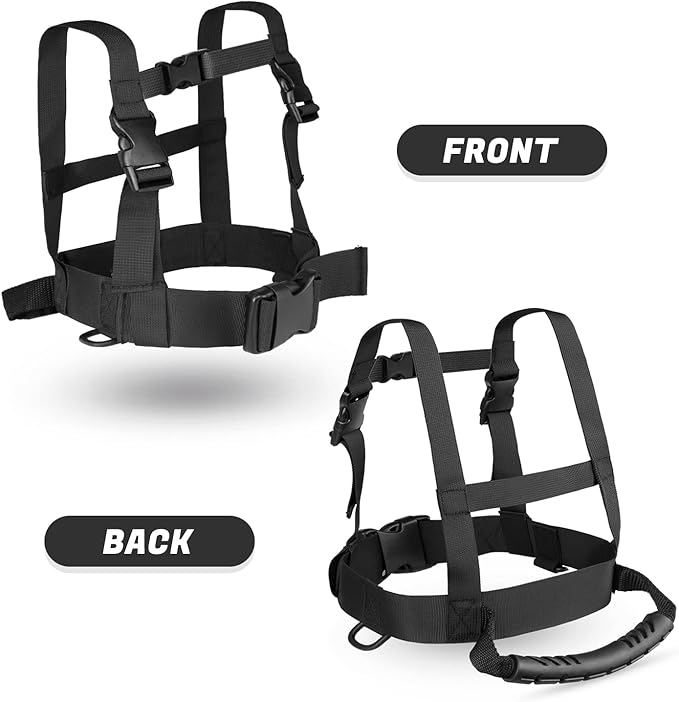 Odoland Kids Ski Snowboard Training Harness Toddler Skiing Harness with Removable Leash Speed Control Teaching for Beginners