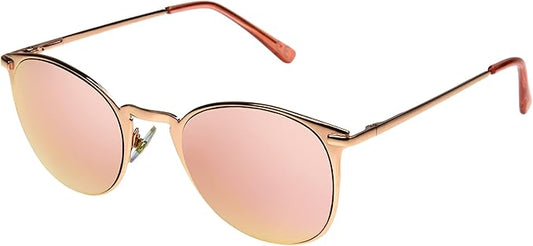 Foster Grant Womens Elsie Sunglasses, Rose Gold, 56mm US