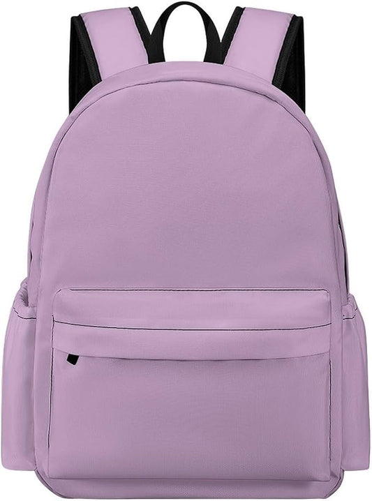 Lilac Backpack Adult Travel Daybag for Women Men College Backpack for Vacation Hiking Camping Bag