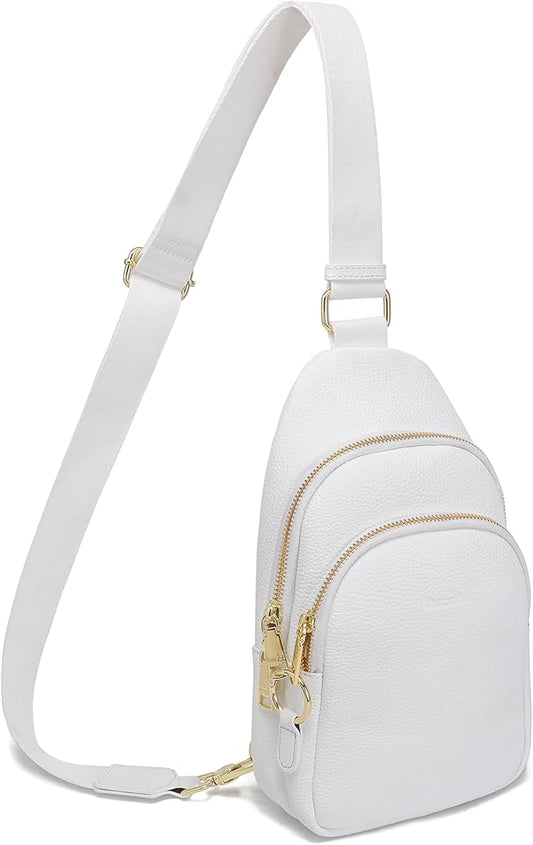 INICAT Crossbody Sling Bags Fanny Packs Valentine's Day Gifts Vegan Leather Travel Vacation Essentials Purses Women