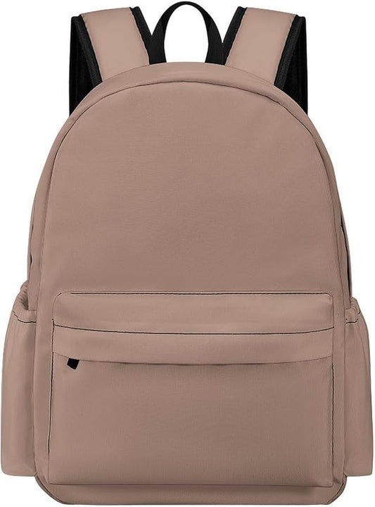 Mocha Mousse Backpack Adult Travel Daybag for Women Men College Backpack for Vacation Hiking Camping Bag