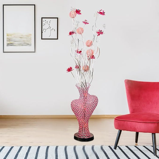 Nordic Modern Flower Floor Lamp Fashion Art Living Room Sofa Bedroom Wedding LED Originality Decorative Standing Light (Style 19)