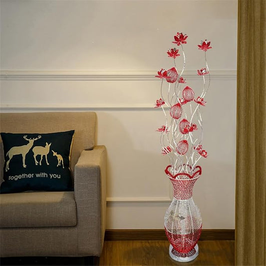Nordic Modern Flower Floor Lamp Fashion Art Living Room Sofa Bedroom Wedding LED Originality Decorative Standing Light (Style 15)