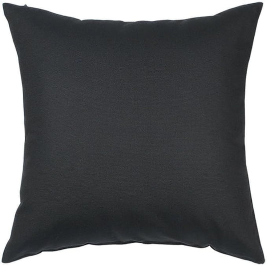 TangDepot Cotton Solid Throw Pillow Covers, 24" x 24" , Charcoal Gray, 1 Count (Pack of 1)