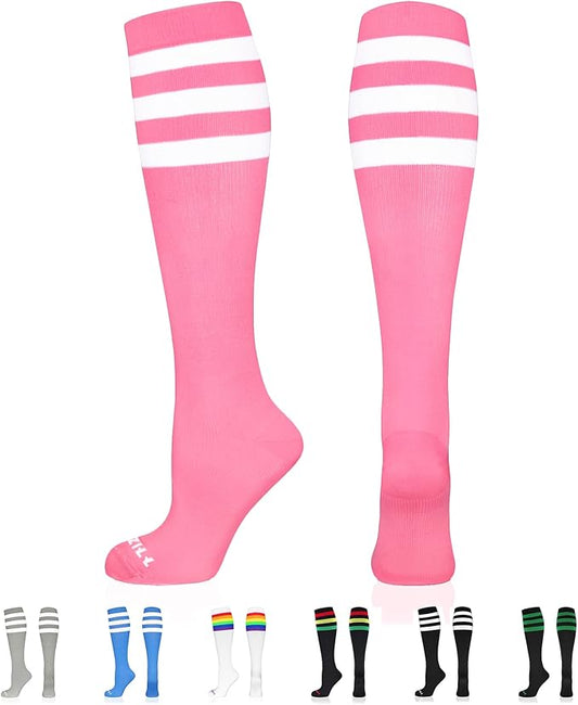 NEWZILL Medical Compression Socks for Women & Men, 20-30 mmHg Knee-High Support for Circulation, All-Day Comfort for Work Travel Running Cycling and Fitness