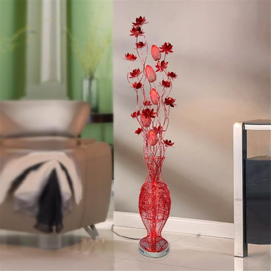Nordic Modern Flower Floor Lamp Fashion Art Living Room Sofa Bedroom Wedding LED Originality Decorative Standing Light (Style 8)