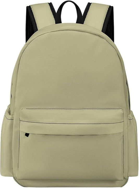 Sage Green Backpack Adult Travel Daybag for Women Men College Backpack for Vacation Hiking Camping Bag