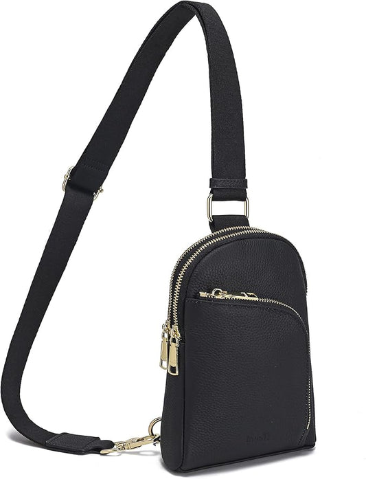 INICAT RFID Blocking Sling Bag Anti Theft Crossbody Bags Women Valentine's Day Gifts Travel Purses Vegan Leather