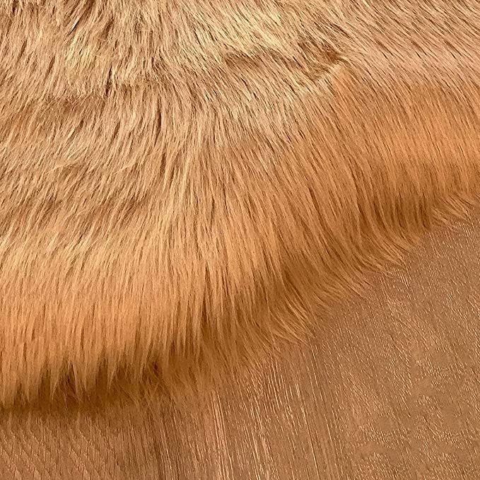 LAMBZY High Pile Super Soft Faux Sheepskin Rug (Beige, 3'x5')