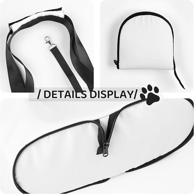 White cat Small pet (Kitten or Puppy) Travel Handbag Portable Foldable Shoulder Bag pet backpackBlack