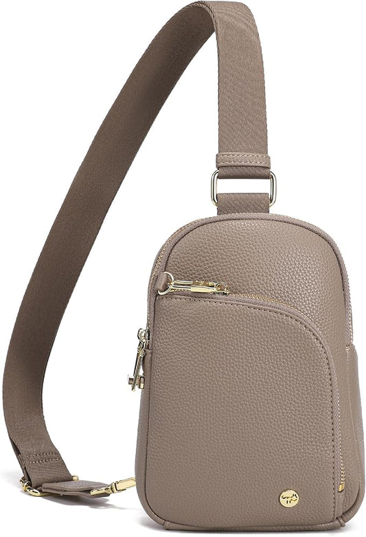 INICAT RFID Blocking Sling Bag Anti Theft Crossbody Bags Women Valentine's Day Gifts Travel Purses Vegan Leather