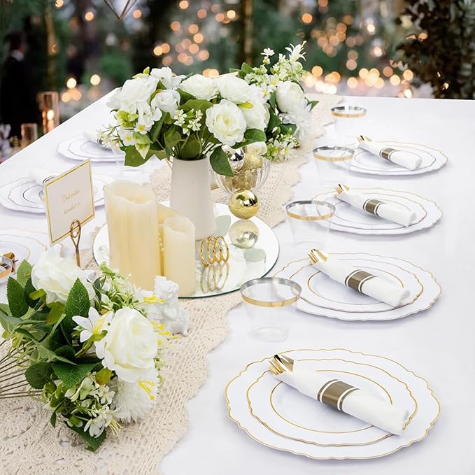 19 Pcs Mirror Centerpieces for Tables, Acrylic Round Small Mirror Trays Decoration Candle Plate Mirrors for Wedding Table Centerpiece Baby Shower Christmas Party Decor and Crafts (8inch/20cm)