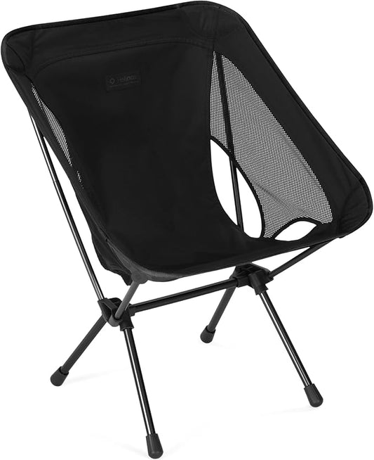 Helinox Chair One (re) High-Performance Camping Chair, 1.97lbs, Lightweight Compact Collapsible Outdoor Chairs, Backpacking, Picnic, Adventures, Blackout