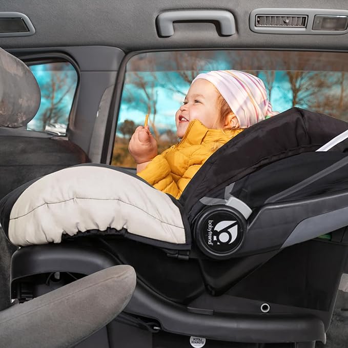 Baby Trend Ally Newborn Baby Infant Car Seat Carrier Travel System with Harness and Extra Cozy Cover for Babies Up to 35 Pounds, Modern Khaki