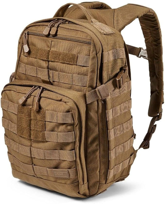 5.11 Tactical Backpack, RUSH 12 2.0 Military Survival Molle Backpack with Laptop Compartment, 24L, Style 56561ABR/56562ABR