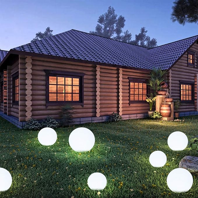 Modern Home LED Glowing Sphere w/Infrared Remote Control (16 inch)