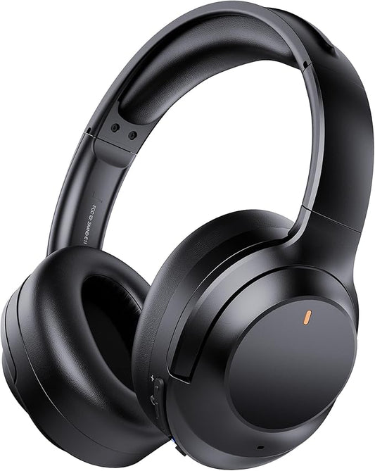 Upgraded Pro‑Level Hybrid Active Noise Cancelling Headphones, HD Sound & Big Bass, 2X Softer Comfort, Long ANC Playtime, Wireless Over-Ear Bluetooth Headphones Perfect for Home Office|Travel|Gifts