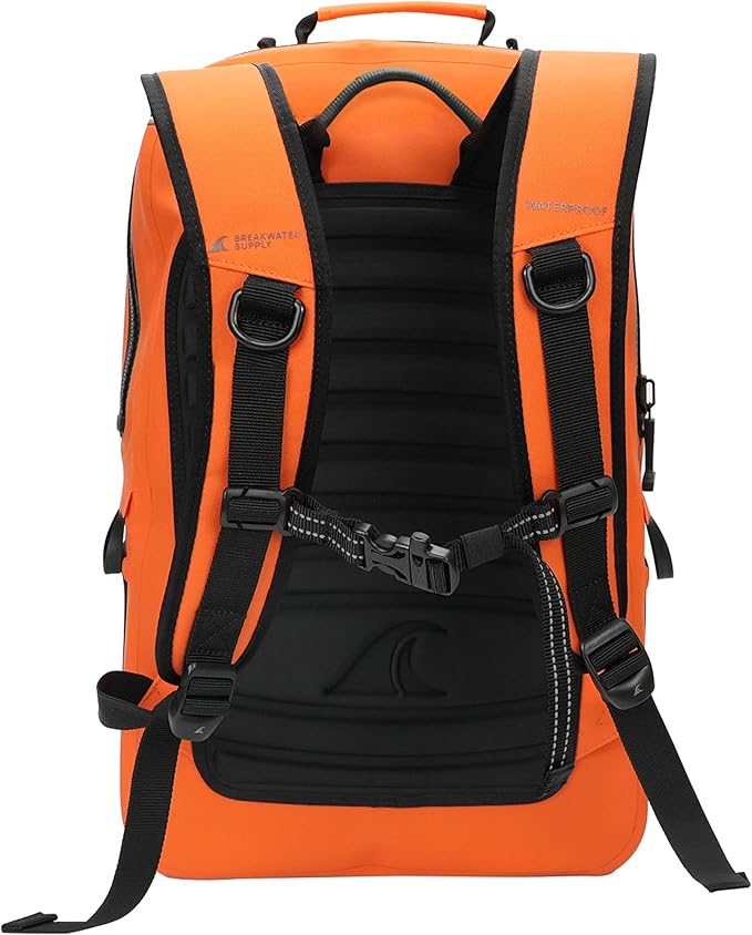 Breakwater Supply™ Waterproof IP68 Submersible Backpack with Airtight Zippers | Laptop Travel Outdoors | Fogland 25L 20L 15L