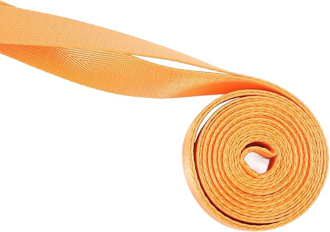 BowyTrading Ski Harness for Kids Training, Ski Safety Belt with D Hook Design, Orange Nylon Anti Falling Strap for Snowboarding and Ice Skating, Compact and Portable Ski Training Accessory