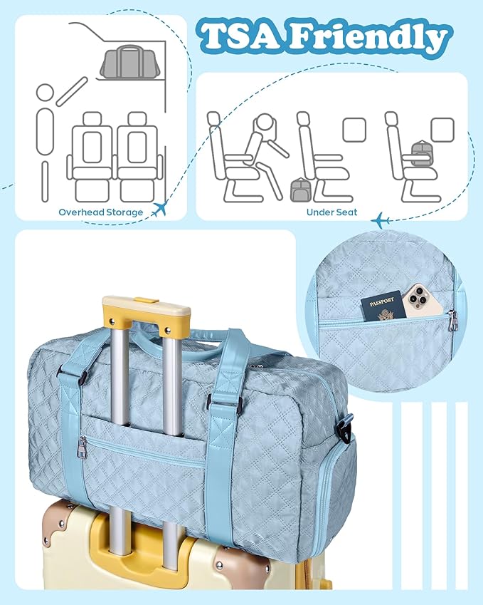 Elilier Girls Graduation Gifts, Kids Travel Duffel Bag, Graduation Gift Ideas, Overnight Bags Sleepover bag