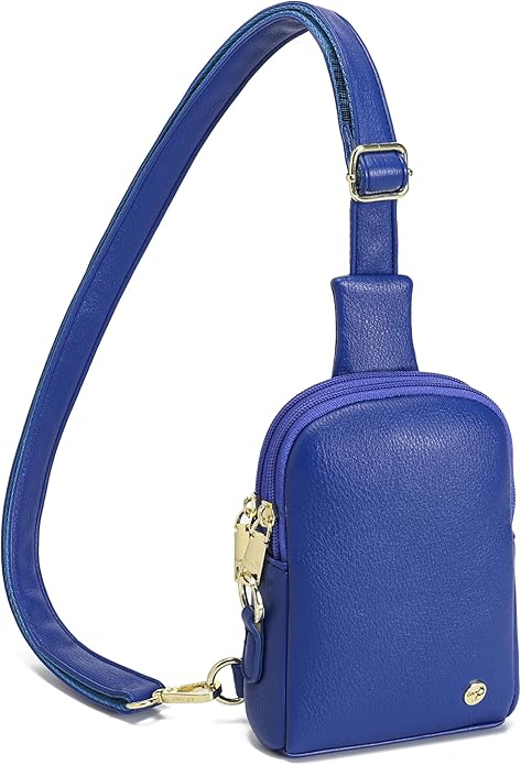INICAT Travel Small Crossbody Sling Bags Women Cross Body Purses Passport Holder Vegan Leather Fanny Packs Birthday Gifts