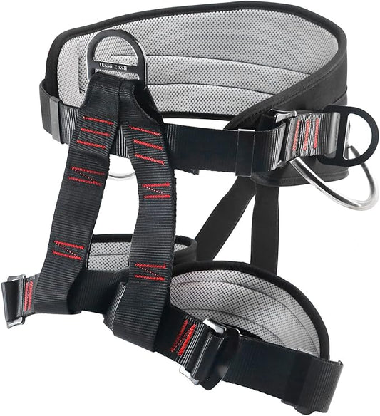 NewDoar Climbing Harness, Mountaineering Rock Climbing Harness, Half Body Harness for Rappelling Fire Rescuing Tree Climbing