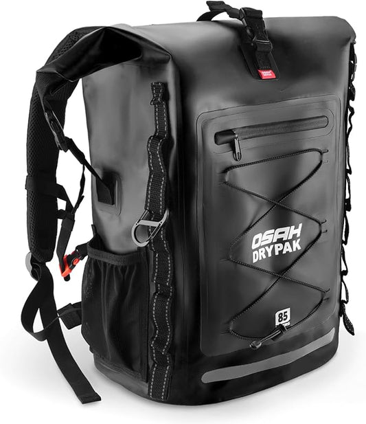 Waterproof Backpack Dry Bag 35L/55L/85L– Heavy Duty Roll-Top Hiking Backpack for Travel, Kayaking, Boating, Camping, Rafting and Fishing