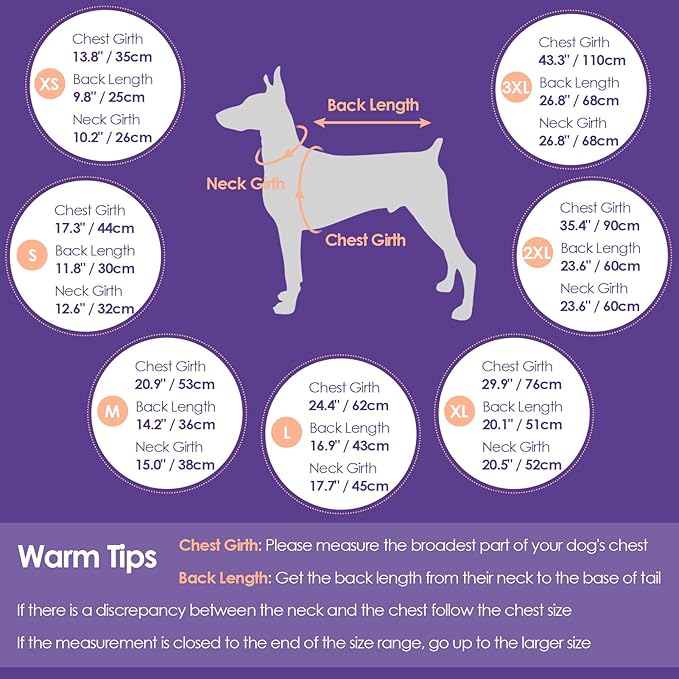 SUNFURA Dog Coat for Small Dogs, Warm Dog Winter Jacket with Harness Built in, Waterproof Pet Snow Jacket Fleece Cold Weather Coats for Puppy Chihuahua, Maltese, Blue XS