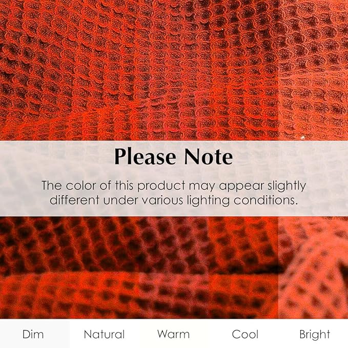 Salt Earth GOTS Certified 100% Organic Cotton Throw Blanket, 60"X80" Blankets & Throws for Bed, Throw Blanket for Couch,Modern & Cozy Blanket, All Season Waffle Blanket, Soft Blanket (Cinnamon Stick)
