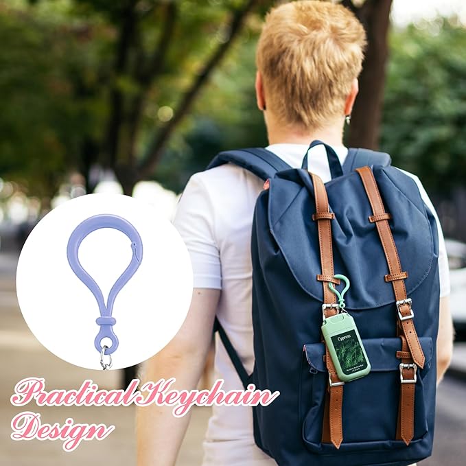 6 Pack Hydrating Hand Sanitizer Spray with Keychain Travel Size Scented Hand Sanitizer Spray Portable Pocket for Purse Backpack Outdoor Travel Adults Office Staff Teacher Nurse