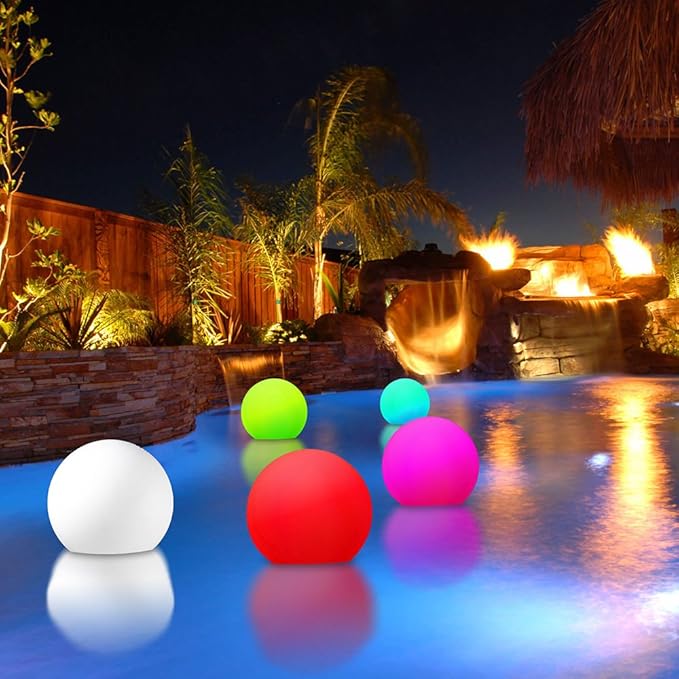 Modern Home Deluxe Floating LED Glowing Sphere w/Infrared Remote Control (20")