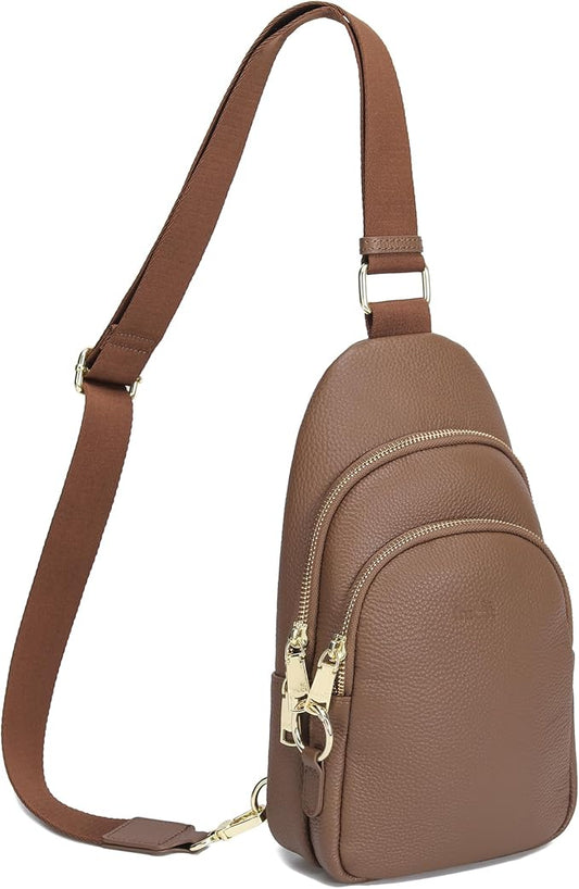 INICAT Crossbody Sling Bags Fanny Packs Valentine's Day Gifts Vegan Leather Travel Vacation Essentials Purses Women