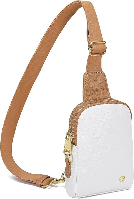 INICAT Travel Small Crossbody Sling Bags Women Cross Body Purses Passport Holder Vegan Leather Fanny Packs Birthday Gifts