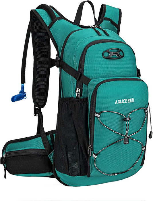 Hydration Backpack, Water Backpack for Hiking with 3L Water Bladder, Insulated Hydration Pack Lightweight Day Hydropack Ideal for Hiking and Cycling, 18L
