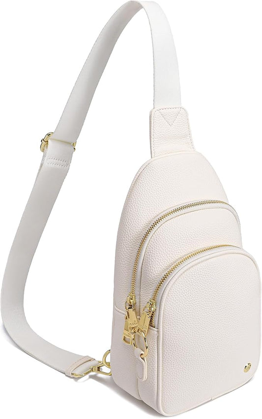 INICAT Crossbody Sling Bags Fanny Packs Valentine's Day Gifts Vegan Leather Travel Vacation Essentials Purses Women