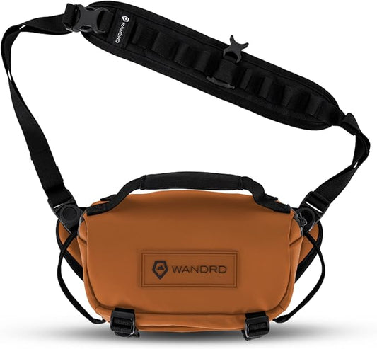 WANDRD ROGUE V1 3L Sling: Compact Camera Sling and Crossbody Bag with Fast Access, 3-Way Carry– Lightweight Everyday Bag Great for Travel, Photography, and Daily Use (Sedona Orange)