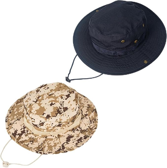 Sun Hats for Men Women Bucket Hat UPF 50+ Boonie Hat Foldable UV Protection Hiking Beach Fishing Summer Safari