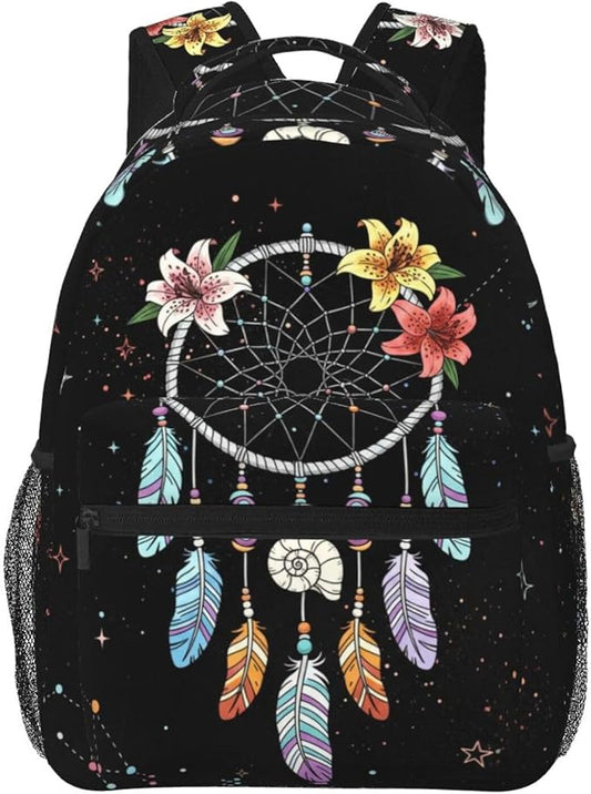 Native American Backpack for Men Women,Casual Travel Hiking Camping Backpacks Lightweight Bookbag