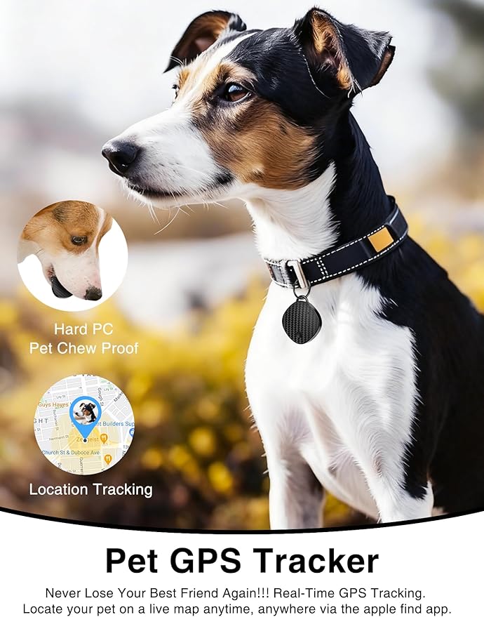 Air Tracker Tags - 2 Pack, Smart Bluetooth Tracker Tag & Finder Item Locators Works with Apple Find My, 100dB Sound, Item Finder for Keys, Bags, Luggage, Wallet, Backpack, Pet(iOS Only)