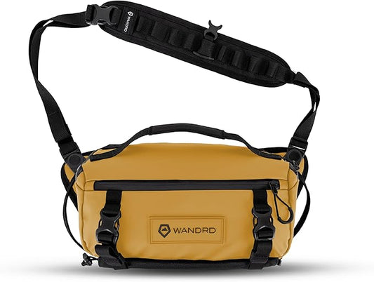 WANDRD ROGUE V1 6L Sling: Compact Camera Sling and Crossbody Bag with Fast Access, 3-Way Carry– Lightweight Everyday Bag Great for Travel, Photography, and Daily Use (Dallol Yellow)